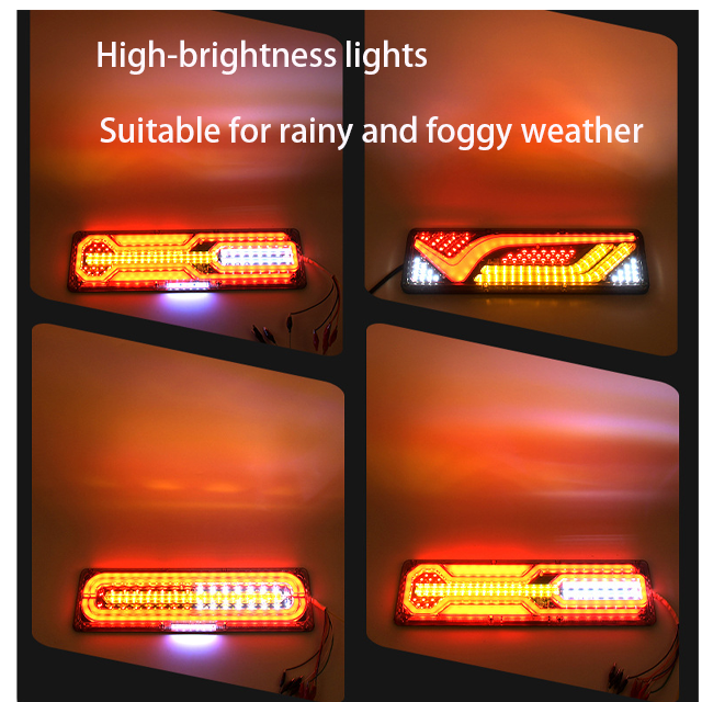 Container Trailer Truck Trailer Number Light Led Tail Light
