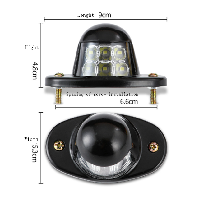 Licence plate light XH510