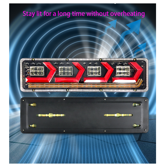 Container Trailer Truck Trailer Number Light Led Tail Light