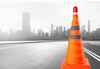 High Visibility 45cm retractable traffic cone waterproof collapsible traffic cone