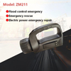Portable Hand-cranked emergency work light USB rechargeable flashlight inspection Engineering rescue searchlights