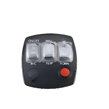 Motorcycle compact siren speaker with microphone emergency Emark R10 horn alarm 